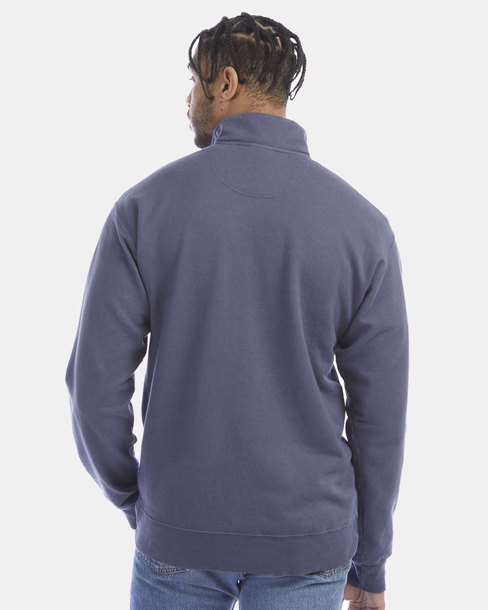 Unisex Garment-Dyed Quarter-Zip Sweatshirt