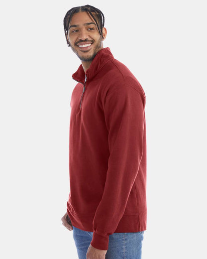 Unisex Garment-Dyed Quarter-Zip Sweatshirt