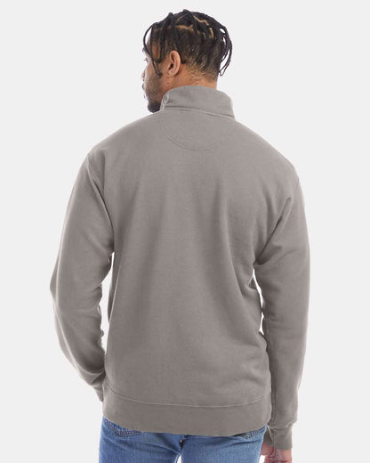 Unisex Garment-Dyed Quarter-Zip Sweatshirt