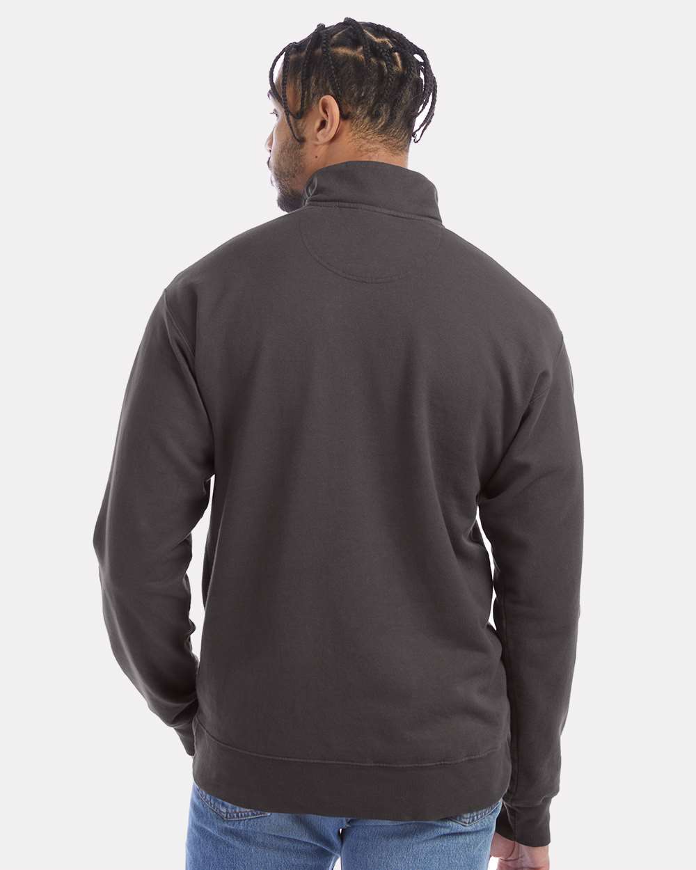 Unisex Garment-Dyed Quarter-Zip Sweatshirt