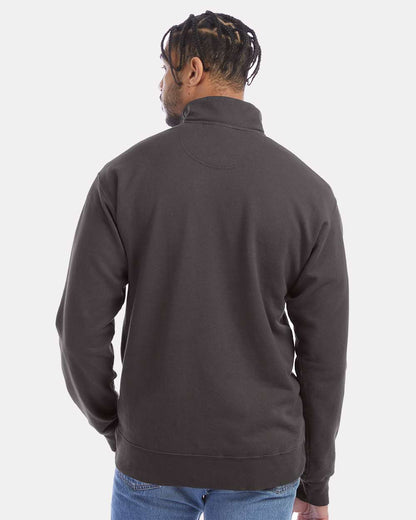 Unisex Garment-Dyed Quarter-Zip Sweatshirt