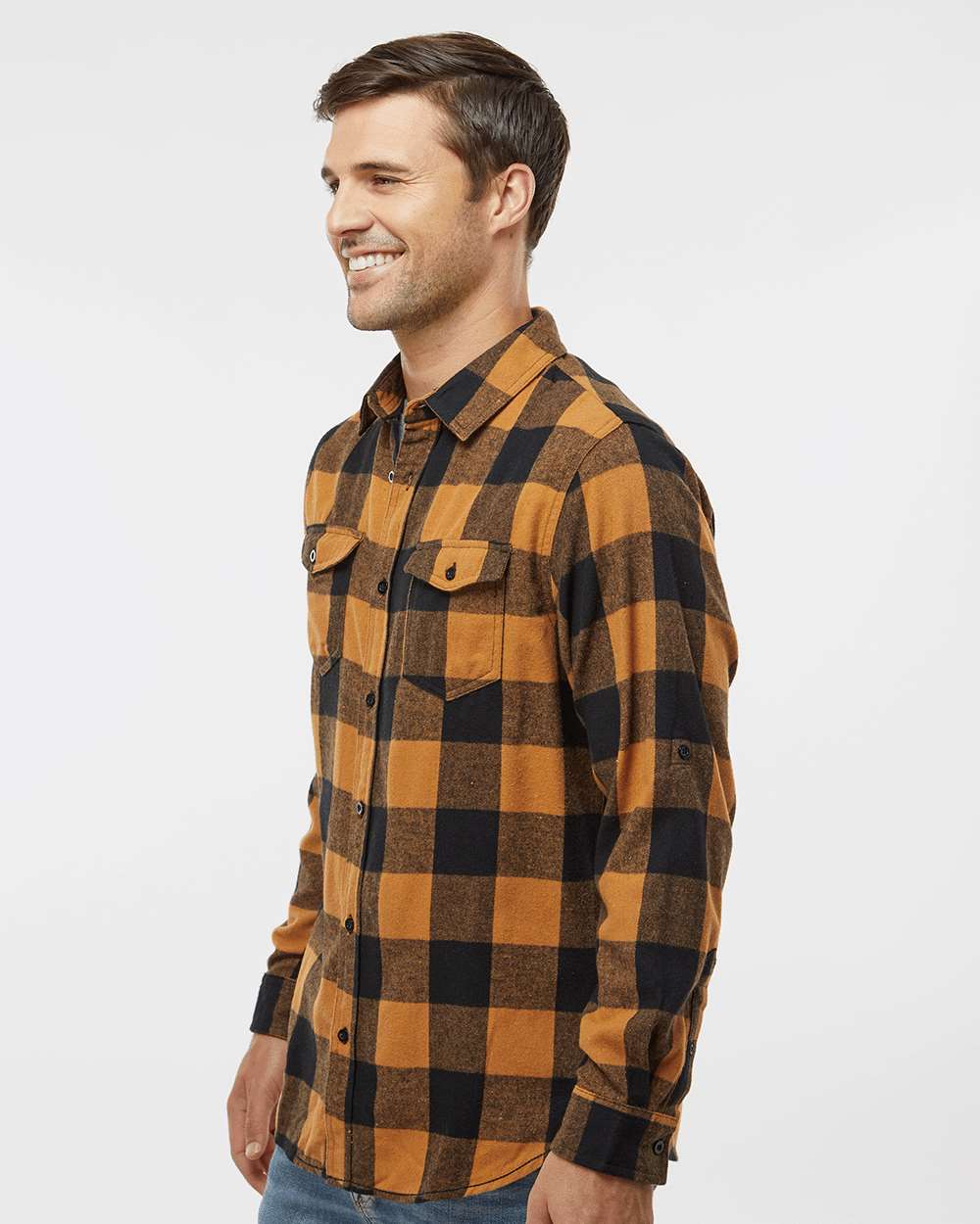 Men's Yarn-Dyed Flannel Shirt