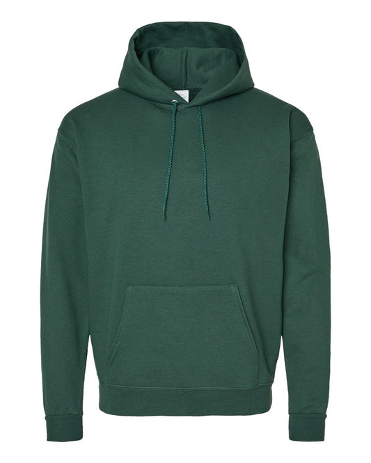 Hanes Mens Ecosmart Hooded Sweatshirt, L, Athletic Dark Green