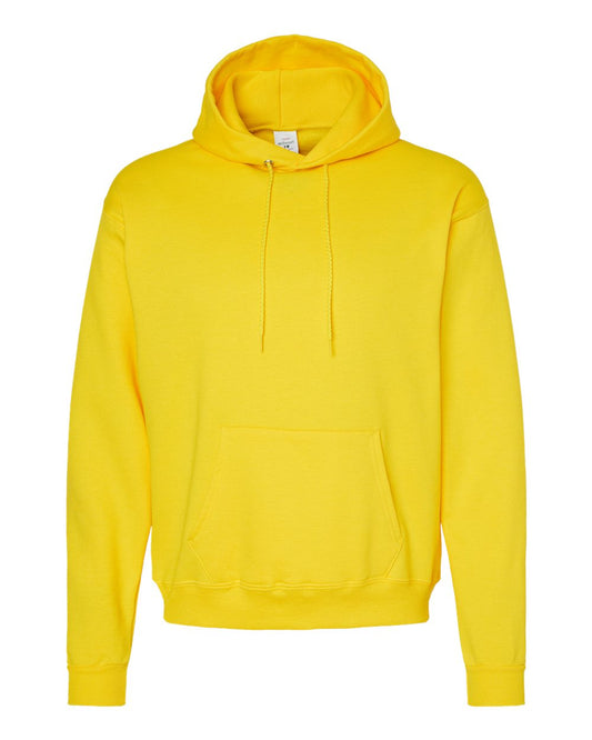 Hanes Mens Ecosmart Hooded Sweatshirt, XL, Athletic Yellow