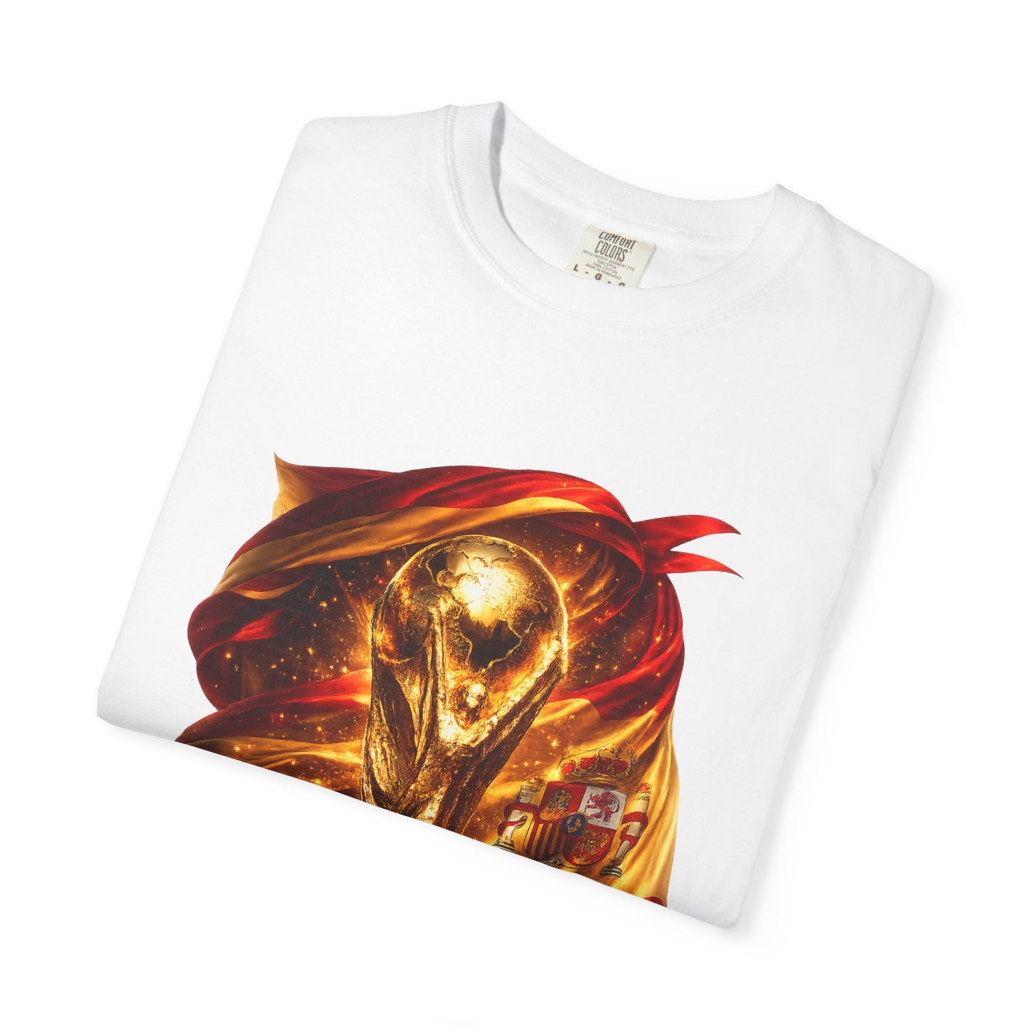 Spain Football World Cup 2026 'Resplandor Eterno' Shrouded Trophy | Premium Graphic Tee