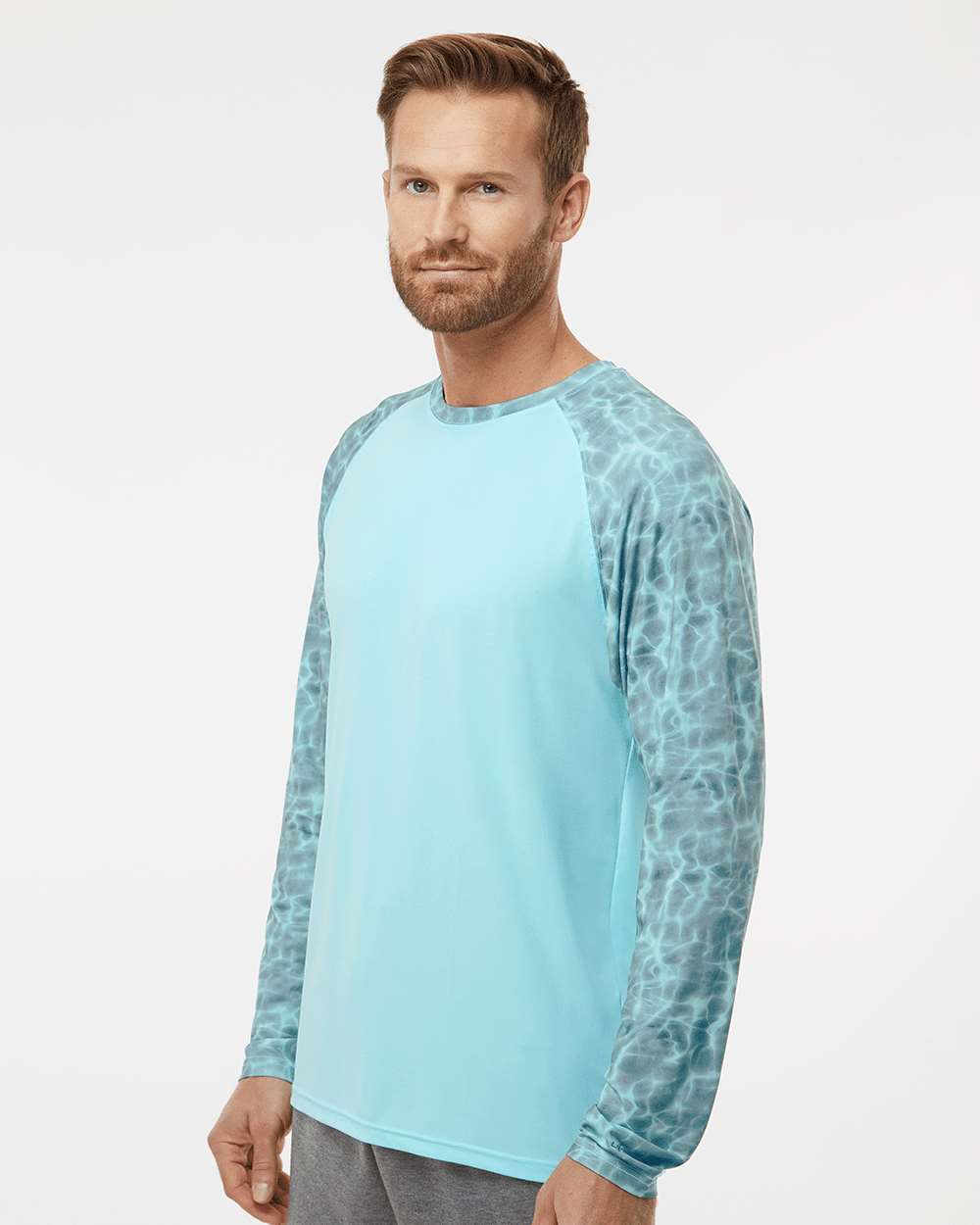 Men's Panama Colorblocked Long Sleeve T-Shirt