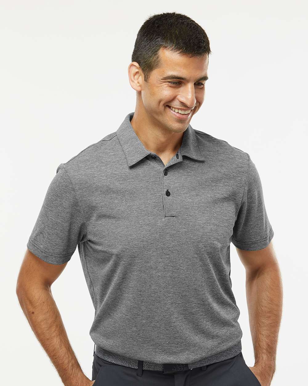 Men's Heathered Polo