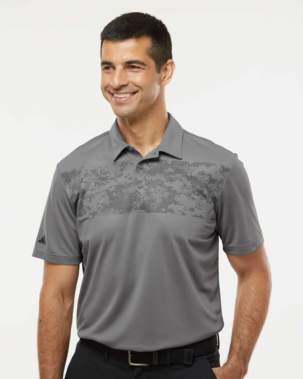 Men's Camo Chest Print Polo