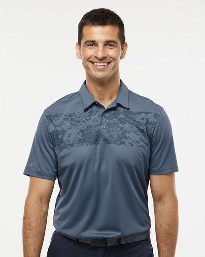Men's Camo Chest Print Polo