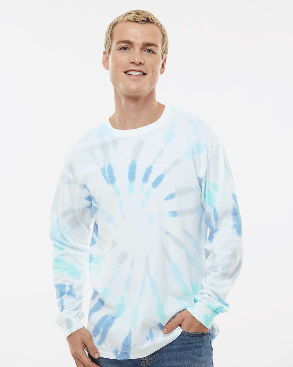 Unisex Tie-Dyed Long Sleeve T-Shirt