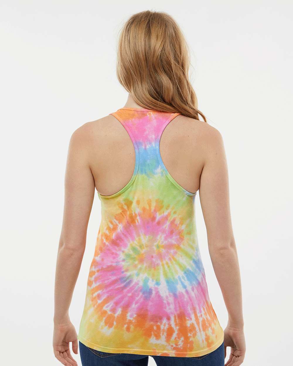Women's Tie-Dyed Racerback Tank Top