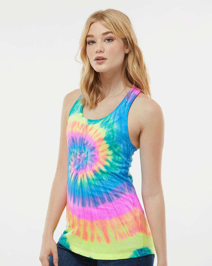 Women's Tie-Dyed Racerback Tank Top