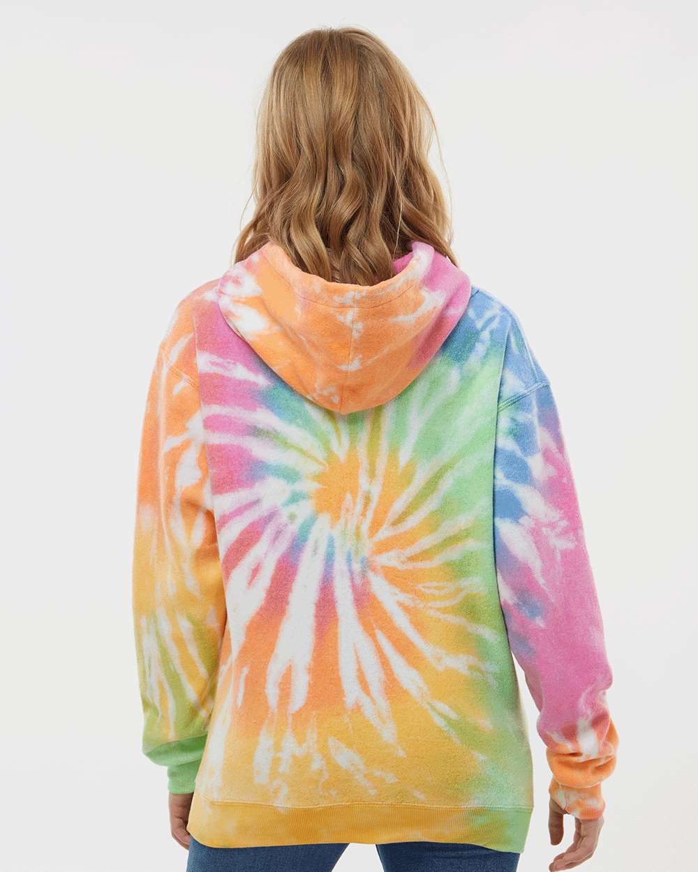 Unisex Tie-Dyed Cloud Fleece Hooded Sweatshirt