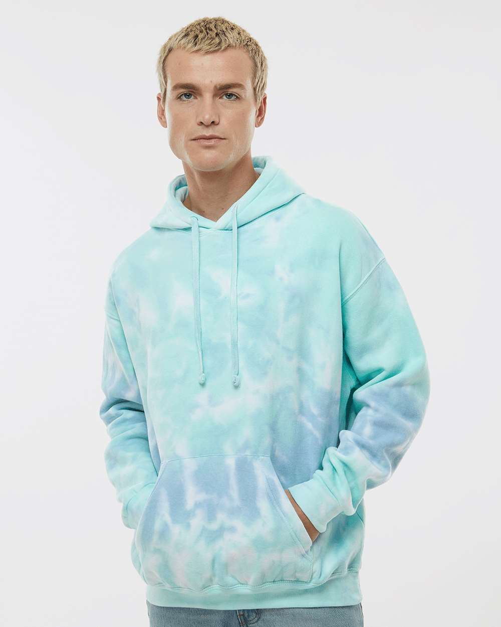 Unisex Tie-Dyed Hooded Sweatshirt