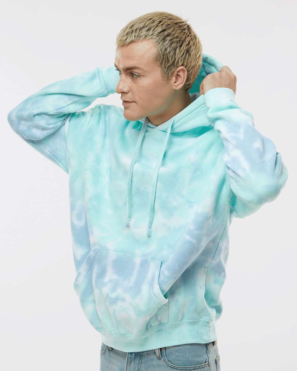 Unisex Tie-Dyed Hooded Sweatshirt