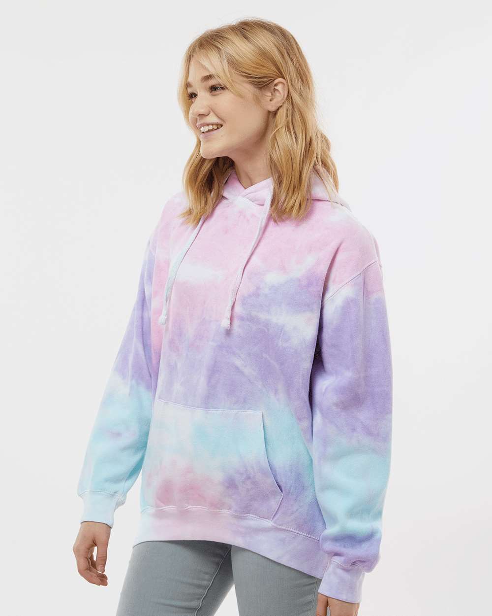 Unisex Tie-Dyed Hooded Sweatshirt