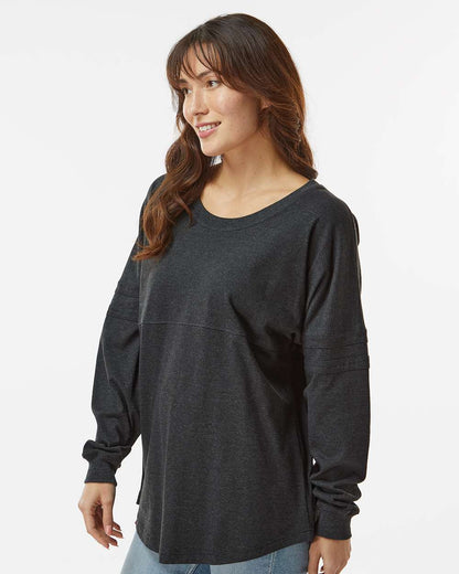 Women's Pom Pom Long Sleeve Jersey T-Shirt