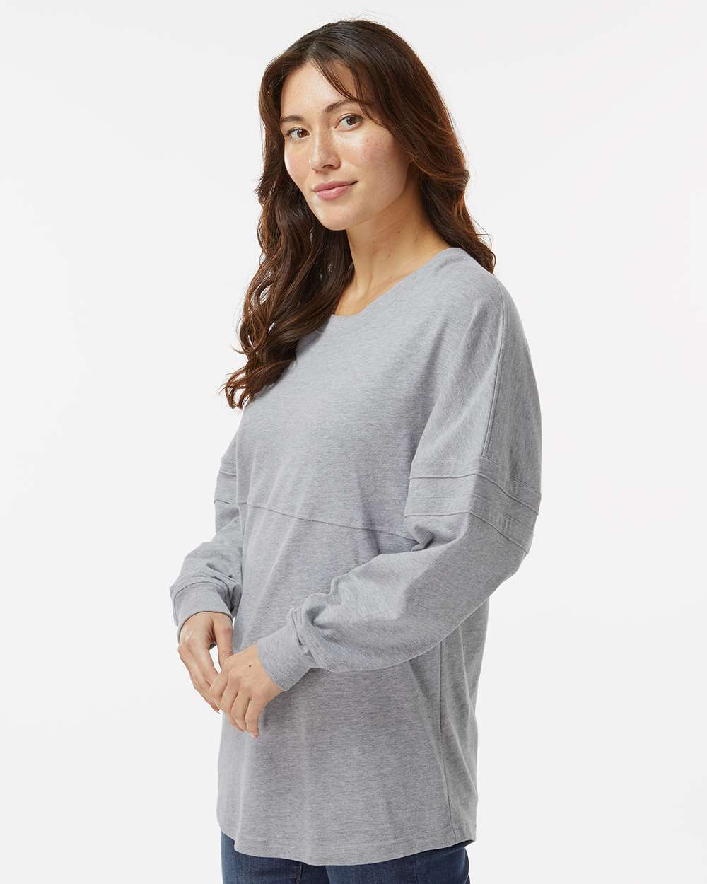 Women's Pom Pom Long Sleeve Jersey T-Shirt