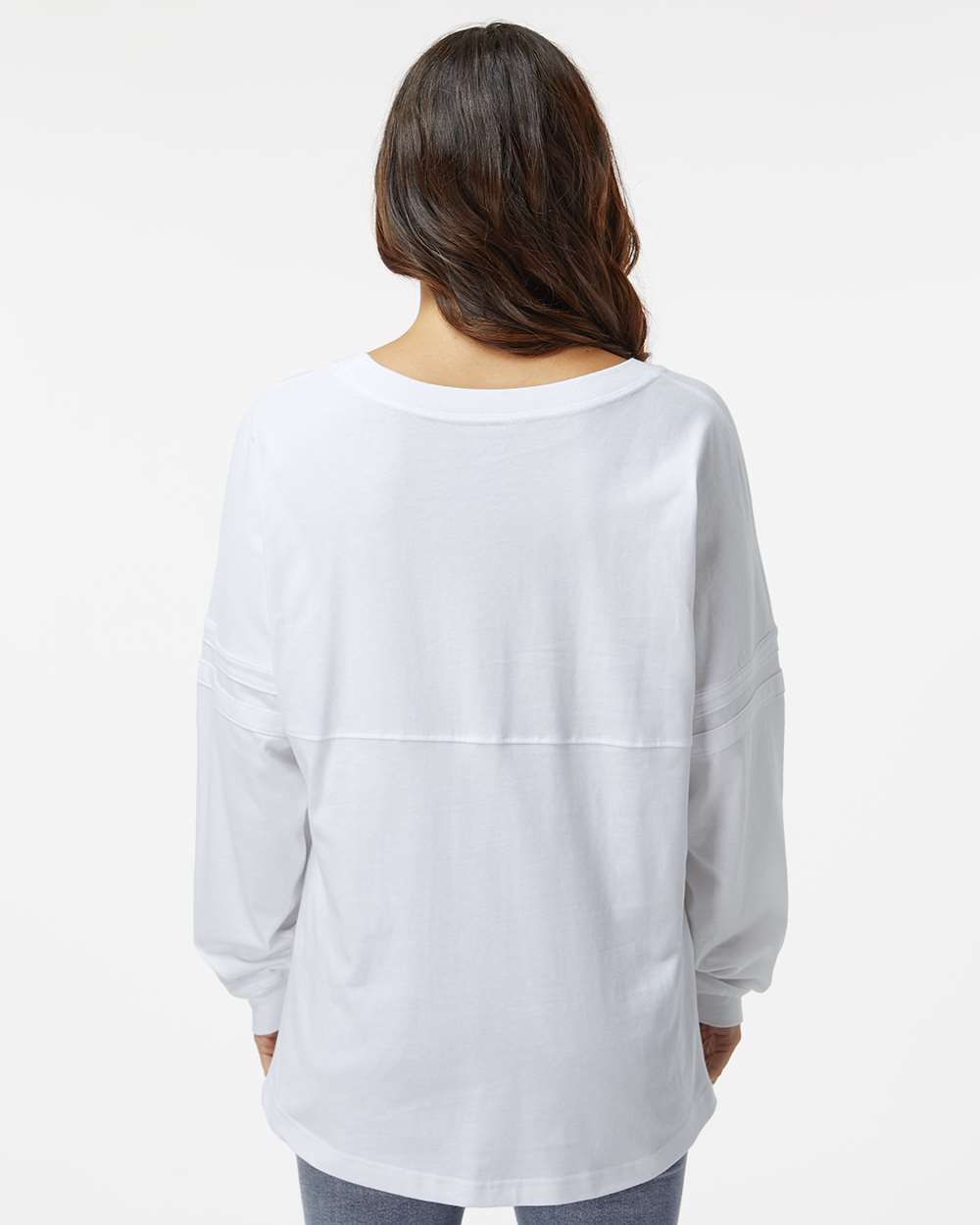 Women's Pom Pom Long Sleeve Jersey T-Shirt