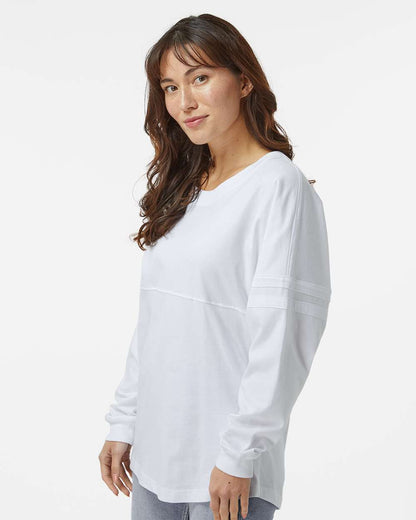 Women's Pom Pom Long Sleeve Jersey T-Shirt