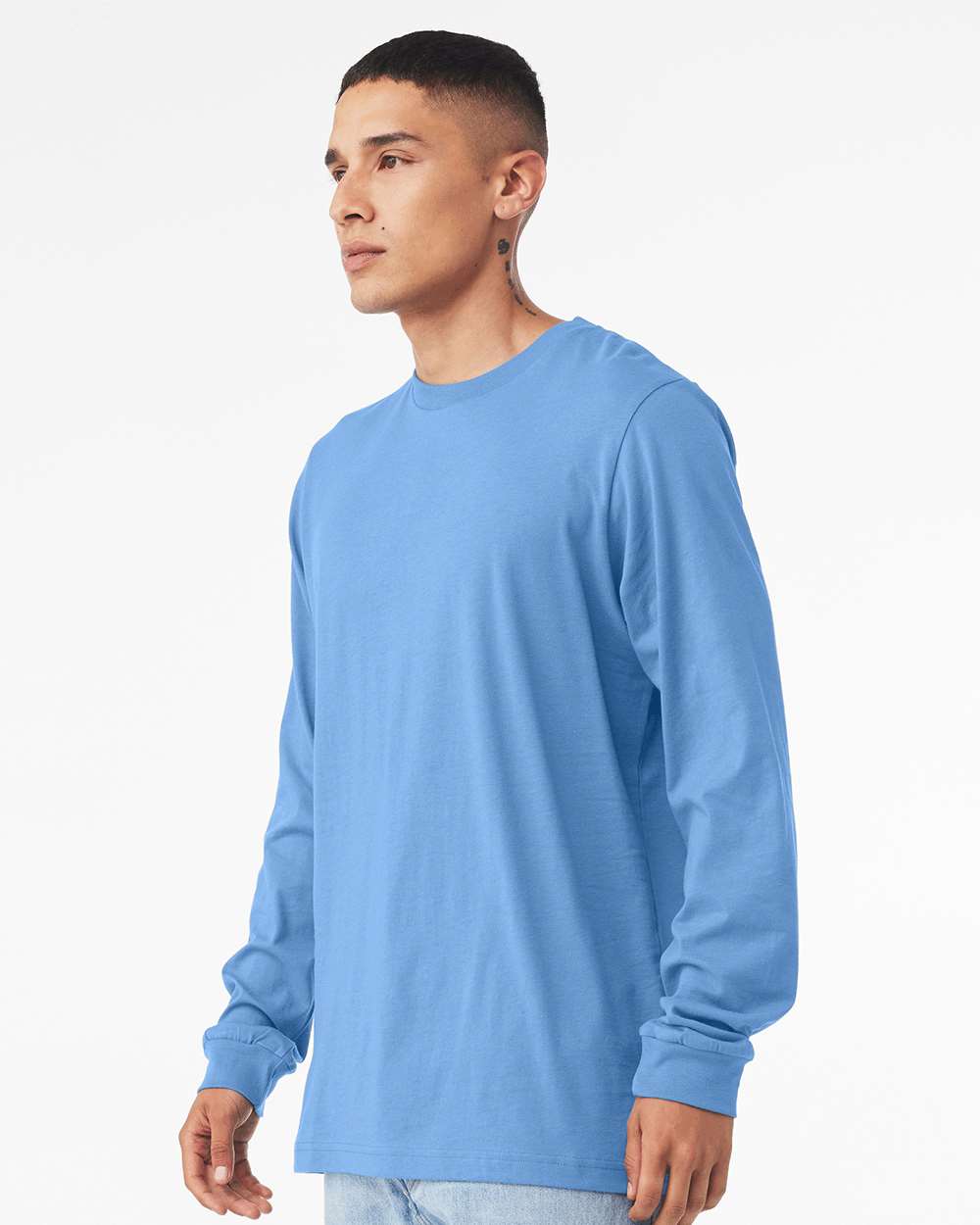 Heather CVC Long Sleeve Tee