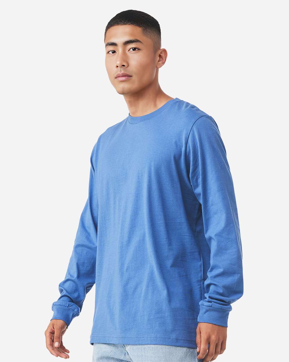 Heather CVC Long Sleeve Tee