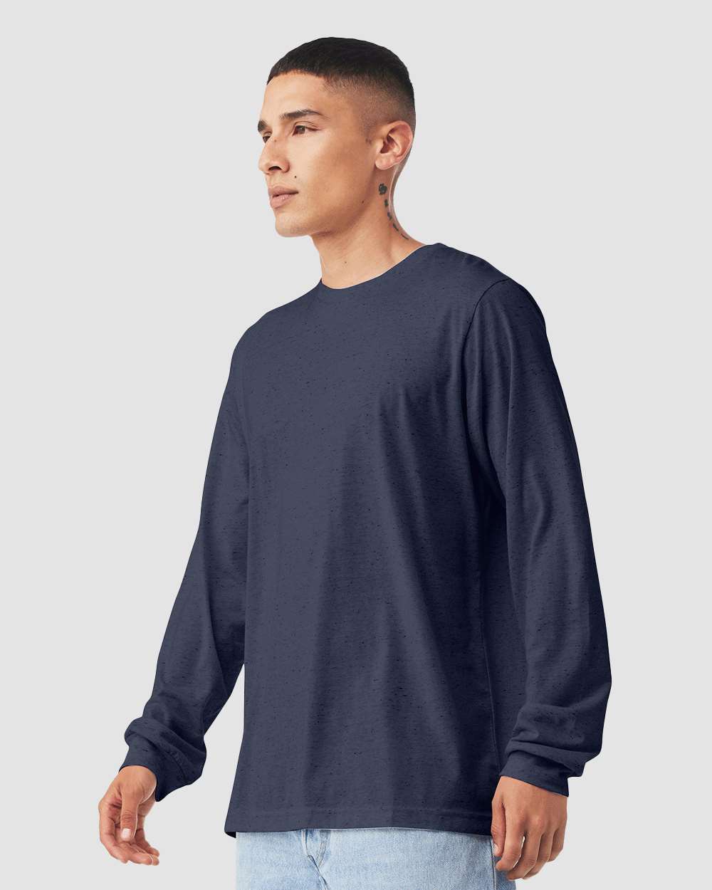 Heather CVC Long Sleeve Tee