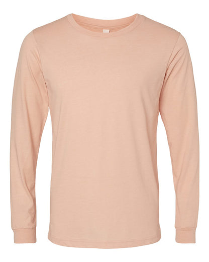 BELLA + CANVAS 3501CVC Heather CVC Long Sleeve Tee