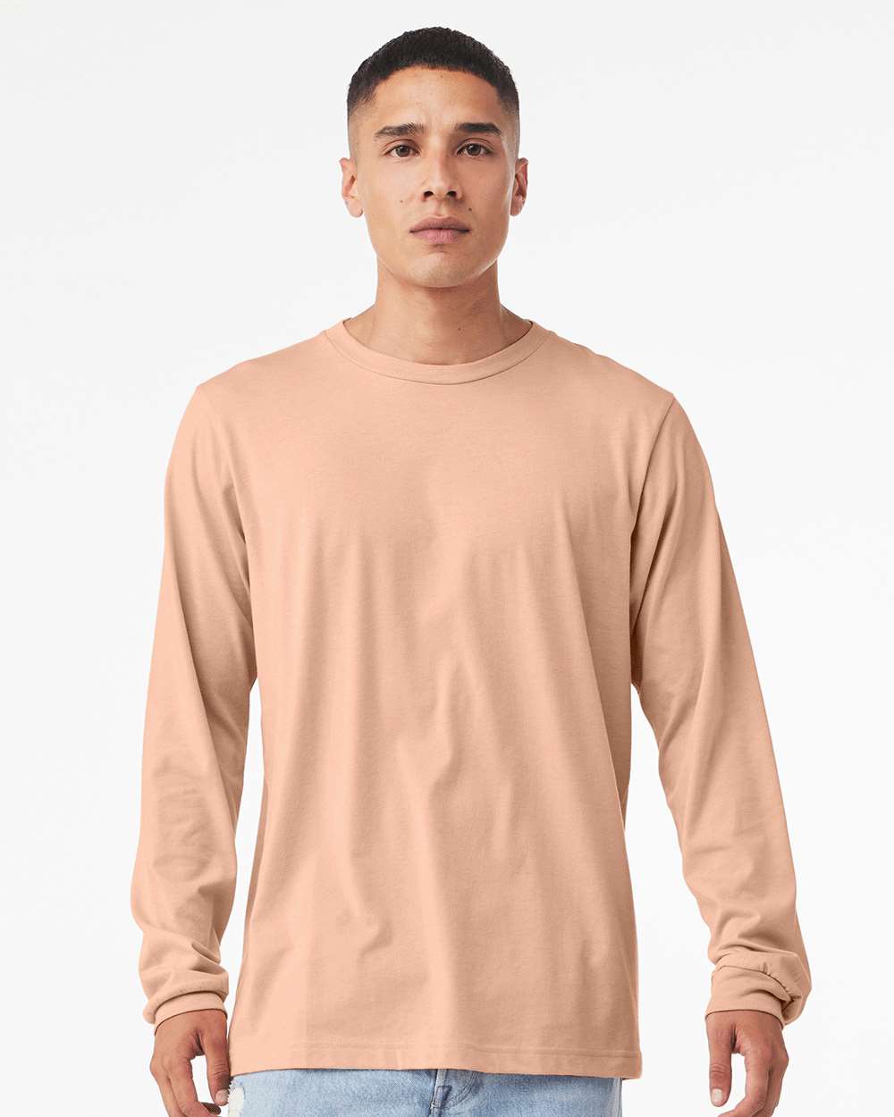 Heather CVC Long Sleeve Tee