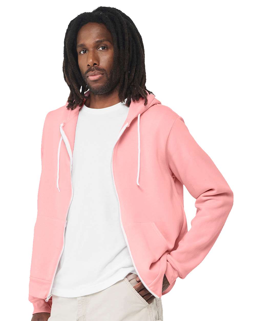 Unisex Sponge Fleece Full-Zip Hoodie Sweatshirt