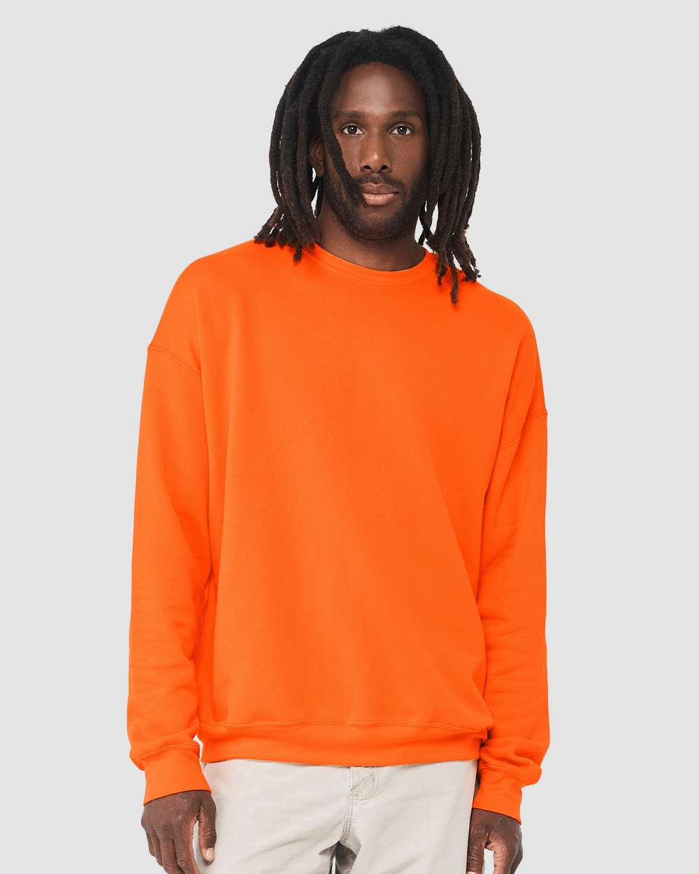 Unisex Sponge Fleece Drop Shoulder Crewneck Sweatshirt