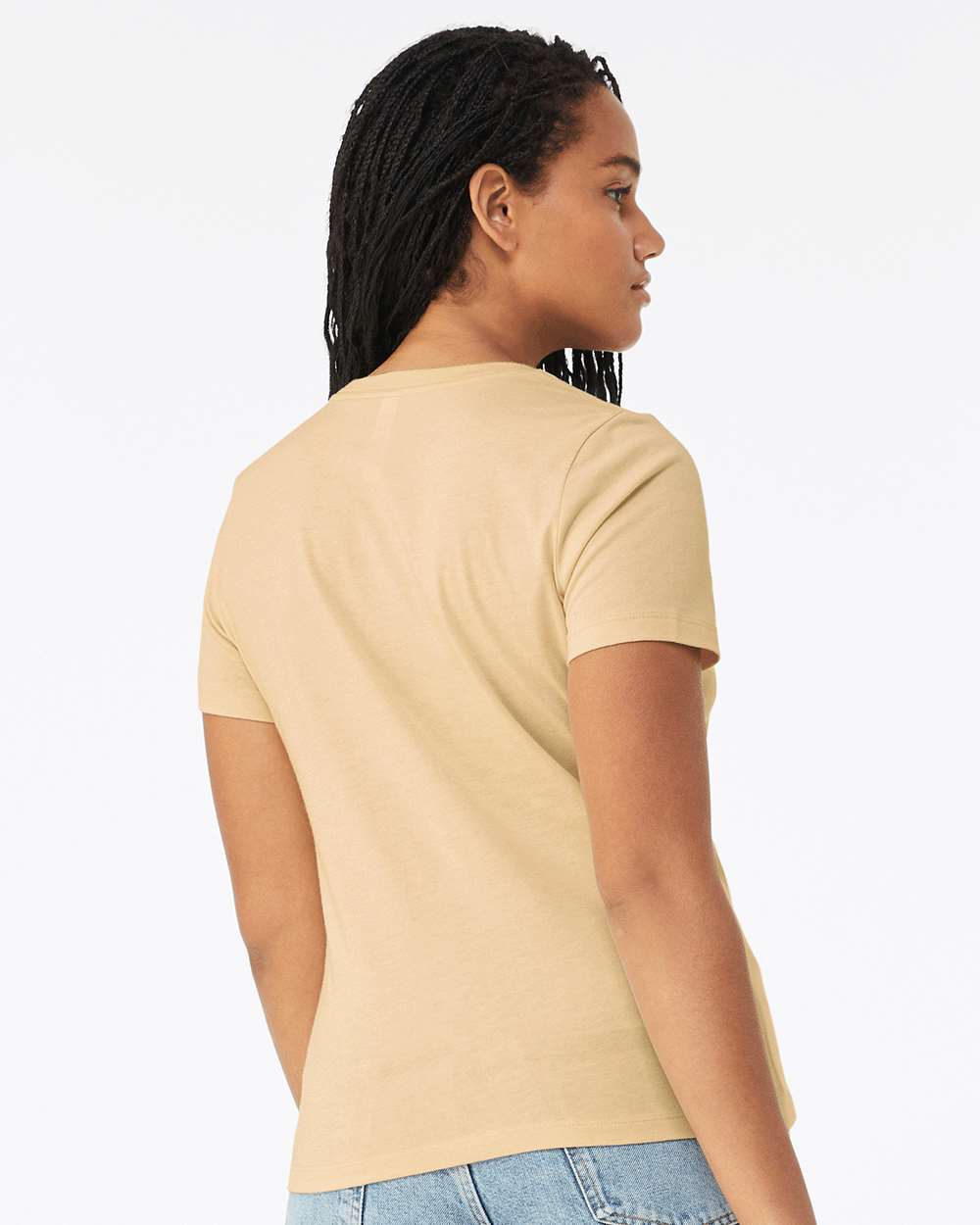 WomenÂ’s Relaxed Fit Heather CVC Tee