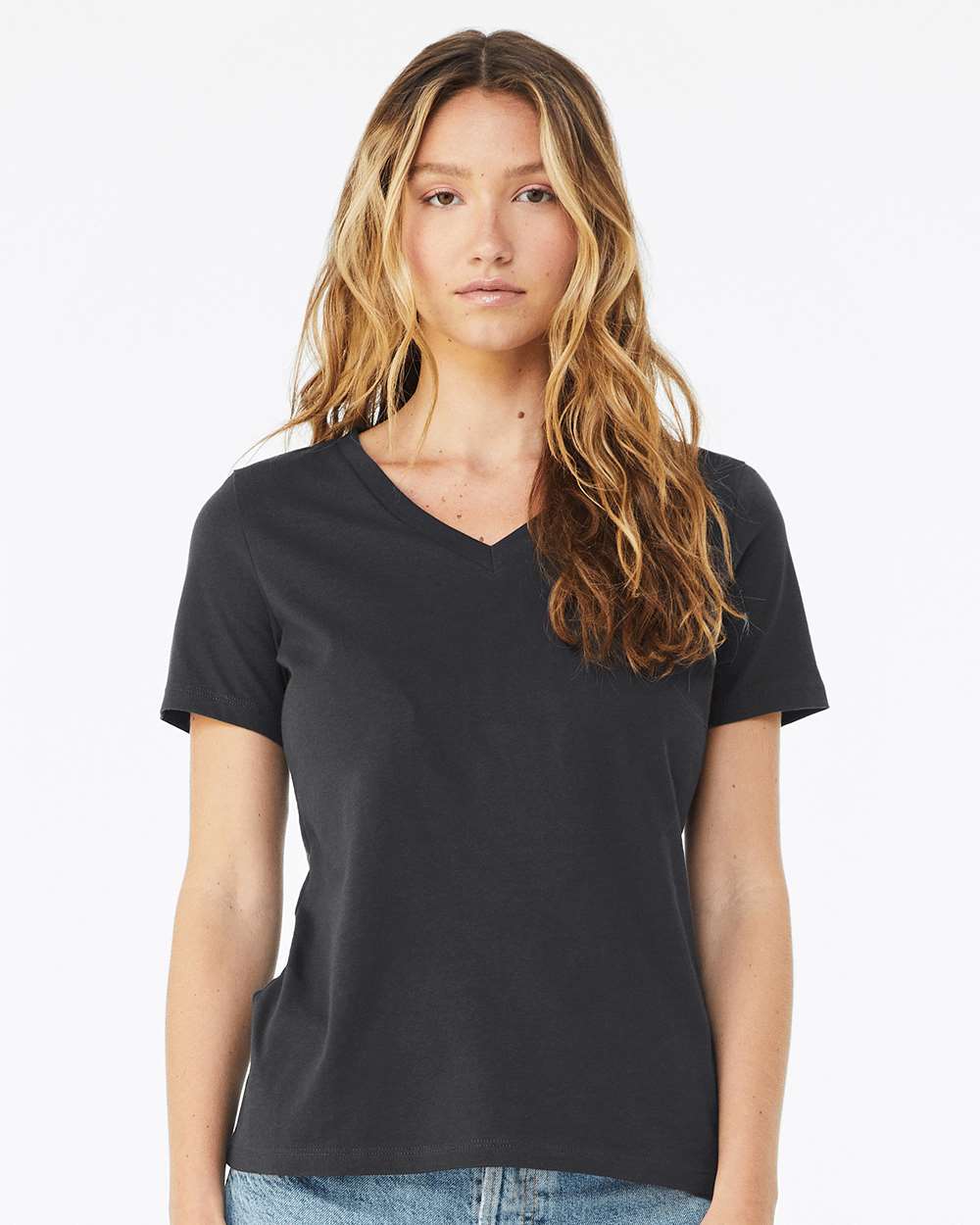 WomenÂ’s Relaxed Jersey V-Neck Tee