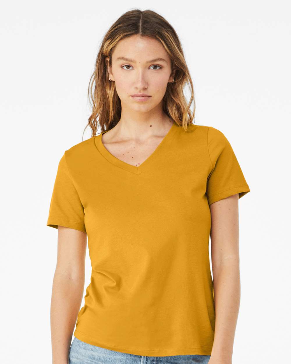 WomenÂ’s Relaxed Jersey V-Neck Tee