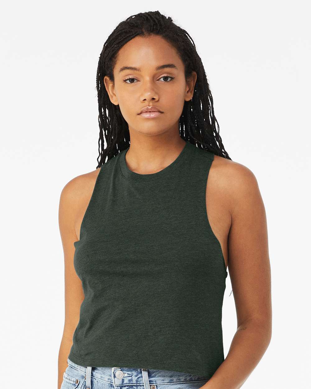 Women's Racerback Crop Tank