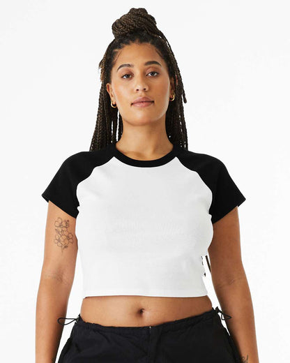 Women's Micro Rib Raglan Baby Tee