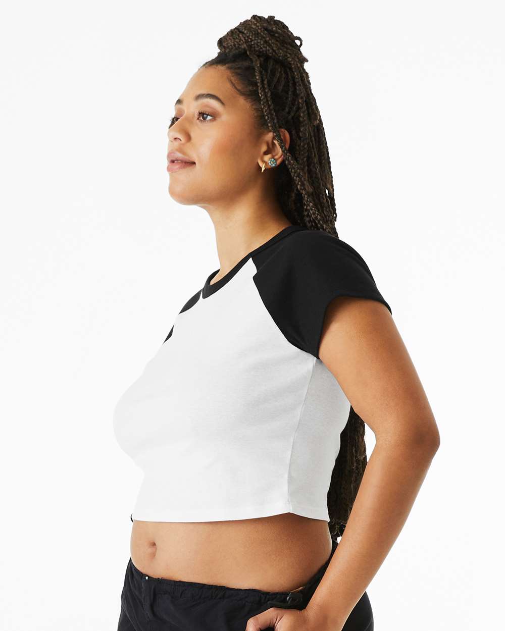 Women's Micro Rib Raglan Baby Tee