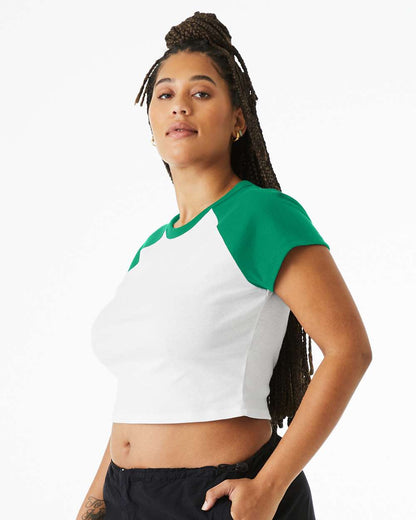 Women's Micro Rib Raglan Baby Tee