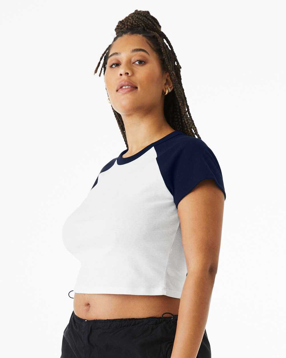 Women's Micro Rib Raglan Baby Tee