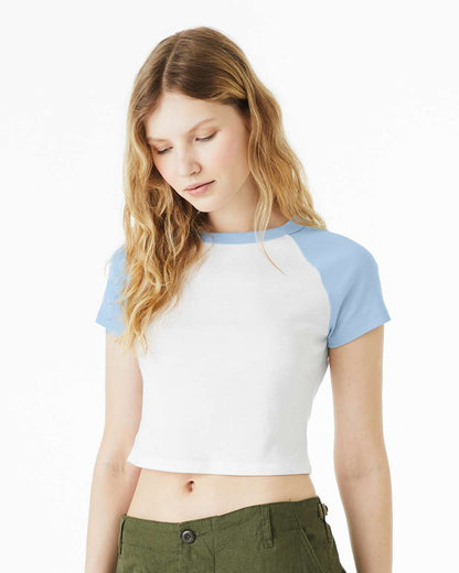 Women's Micro Rib Raglan Baby Tee