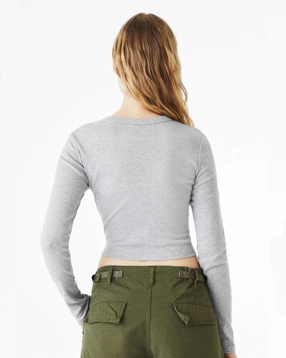 Women's Micro Rib Long Sleeve Baby Tee