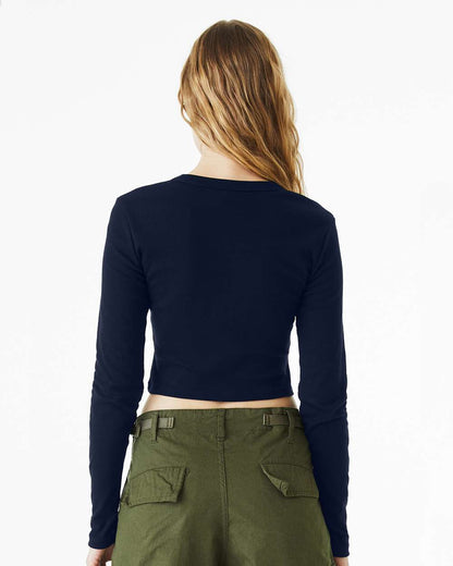 Women's Micro Rib Long Sleeve Baby Tee