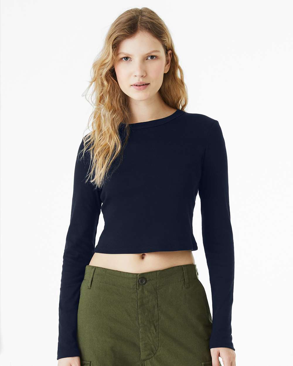 Women's Micro Rib Long Sleeve Baby Tee