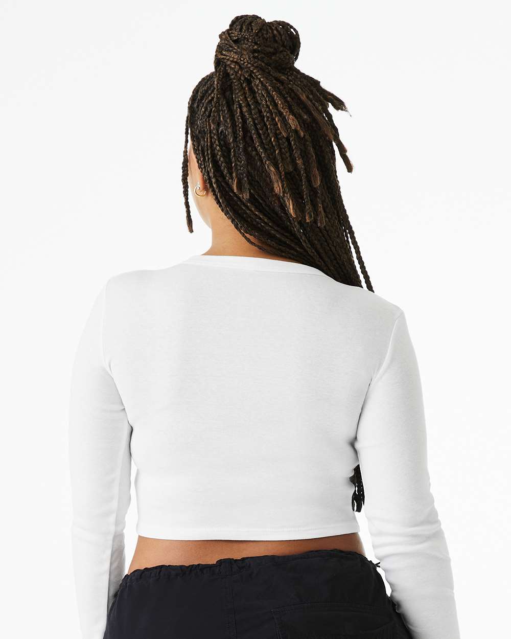 Women's Micro Rib Long Sleeve Baby Tee