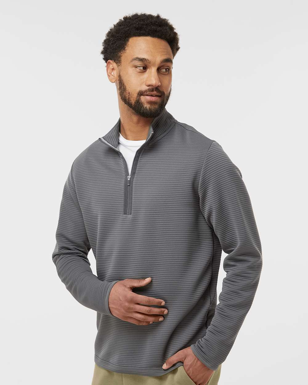 Men's Spacer Quarter-Zip Pullover