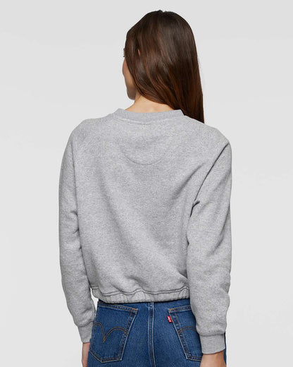 Women's Relaxed 3-End Boxy Fleece Crewneck Sweatshirt