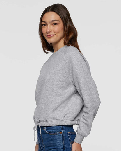 Women's Relaxed 3-End Boxy Fleece Crewneck Sweatshirt