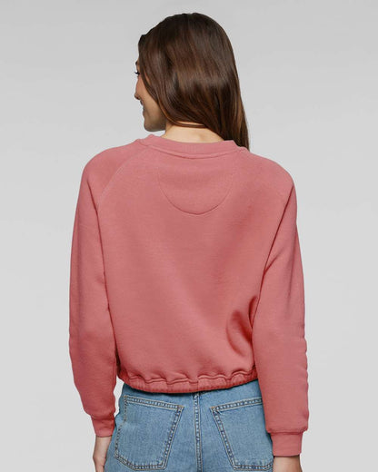 Women's Relaxed 3-End Boxy Fleece Crewneck Sweatshirt