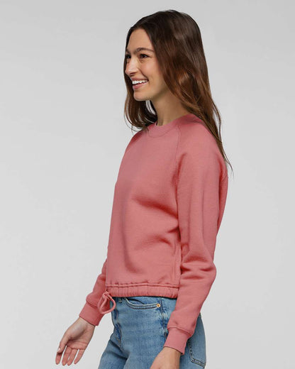 Women's Relaxed 3-End Boxy Fleece Crewneck Sweatshirt