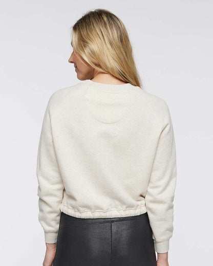 Women's Relaxed 3-End Boxy Fleece Crewneck Sweatshirt